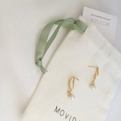 Amari Pearl Earrings - MOVIDA 