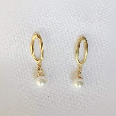Amari Pearl Earrings - MOVIDA 